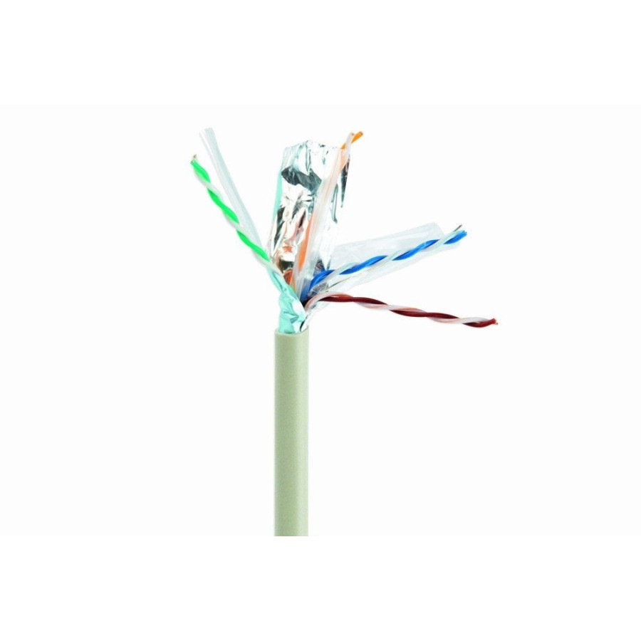Gembird 305m cat6 ftp 305m cat6 f/utp (ftp) gris cable de red