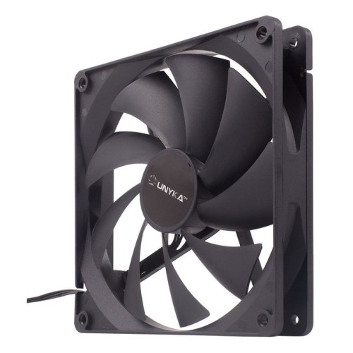 Unyka ventilador adicional 14x14 negro 51790