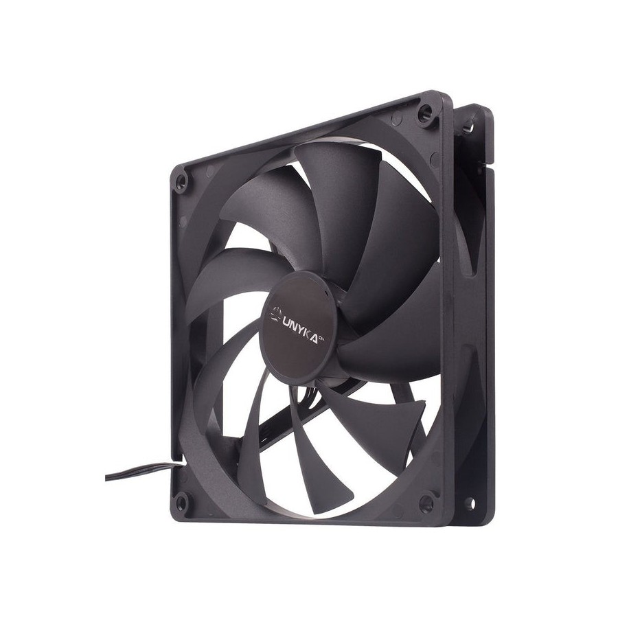 Unyka ventilador adicional 14x14 negro 51790