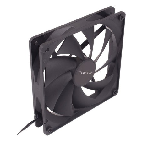 Unyka ventilador adicional 14x14 negro 51790