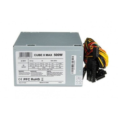 Fuente de alimentacion  i-box cube ii atx 500w 12 cm fan