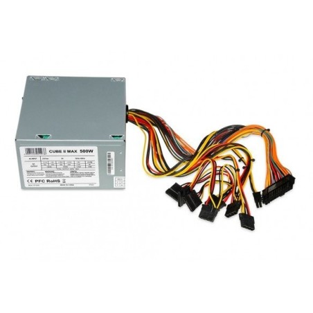 Fuente de alimentacion  i-box cube ii atx 500w 12 cm fan