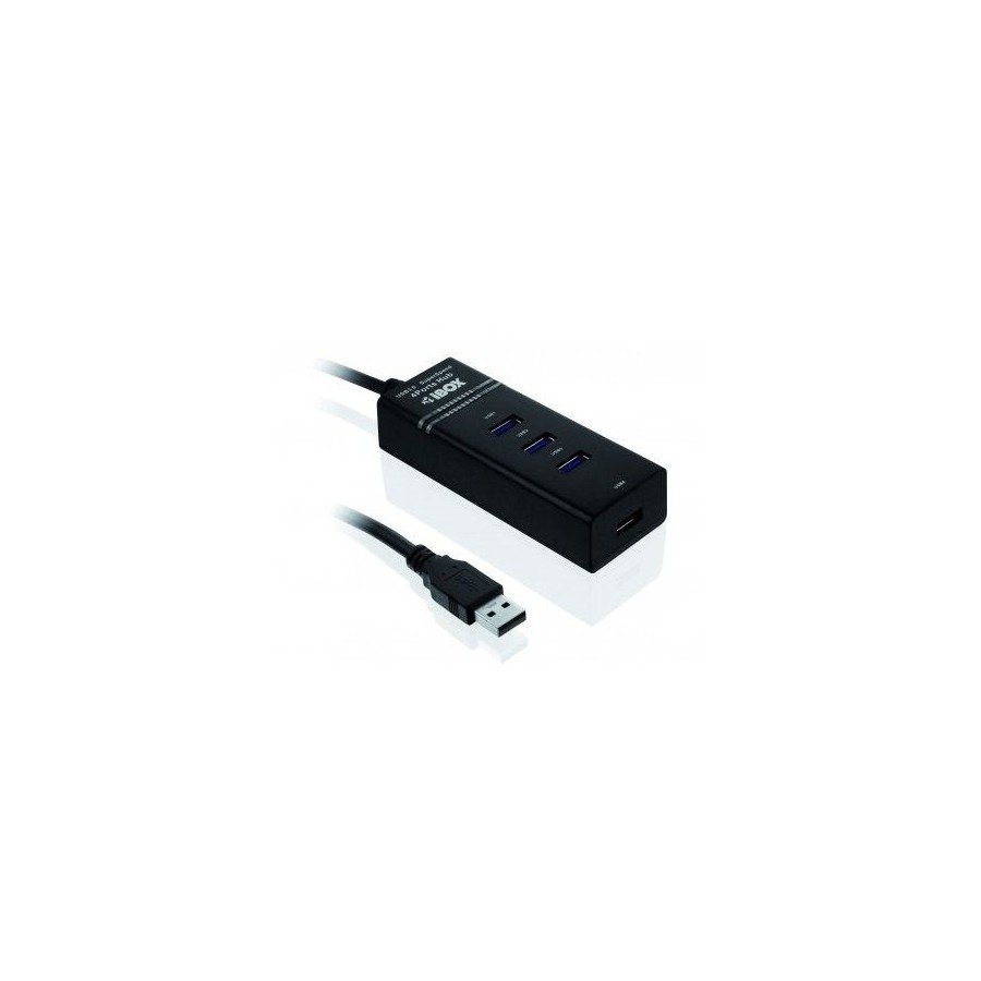 Hub i-box usb 3.0  4 puertos negro