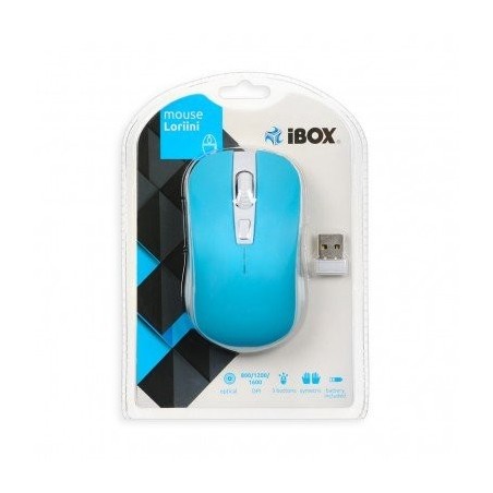 I-box loriini pro ratón inalámbrico óptico azul