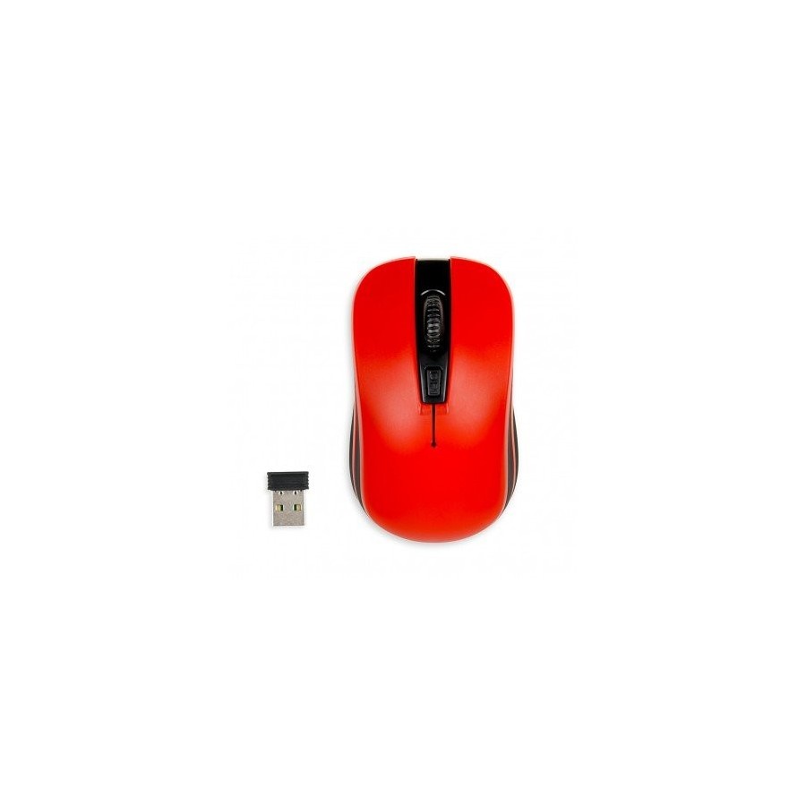 I-box loriini pro raton optico wireless rojo