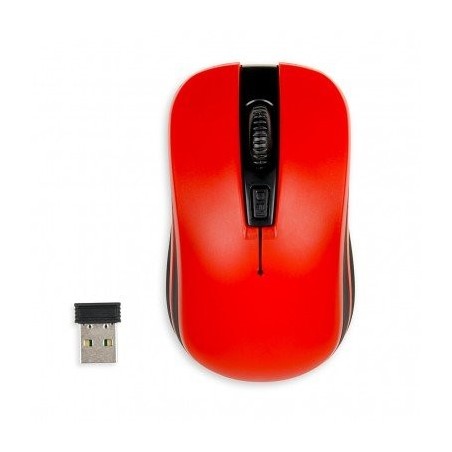 I-box loriini pro raton optico wireless rojo