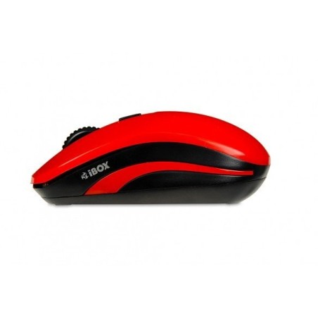 I-box loriini pro raton optico wireless rojo