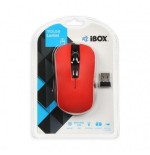 I-box loriini pro raton optico wireless rojo