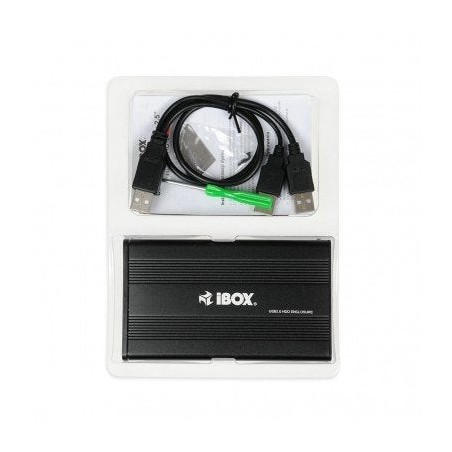 I-box caja externa usb 2.0 para disco duro 2.5" (hdd) negro  hd-01