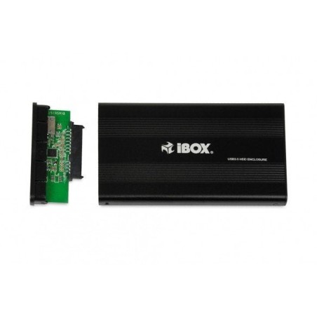 Ibox caja de disco duro 2.5" usb 3.0 (hdd) negro hd-02