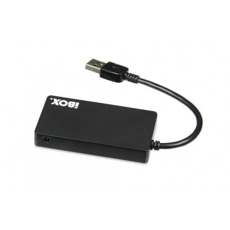 I-box hub usb 3.0 4 puertos slim negro