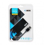 I-box hub usb 3.0 4 puertos slim negro