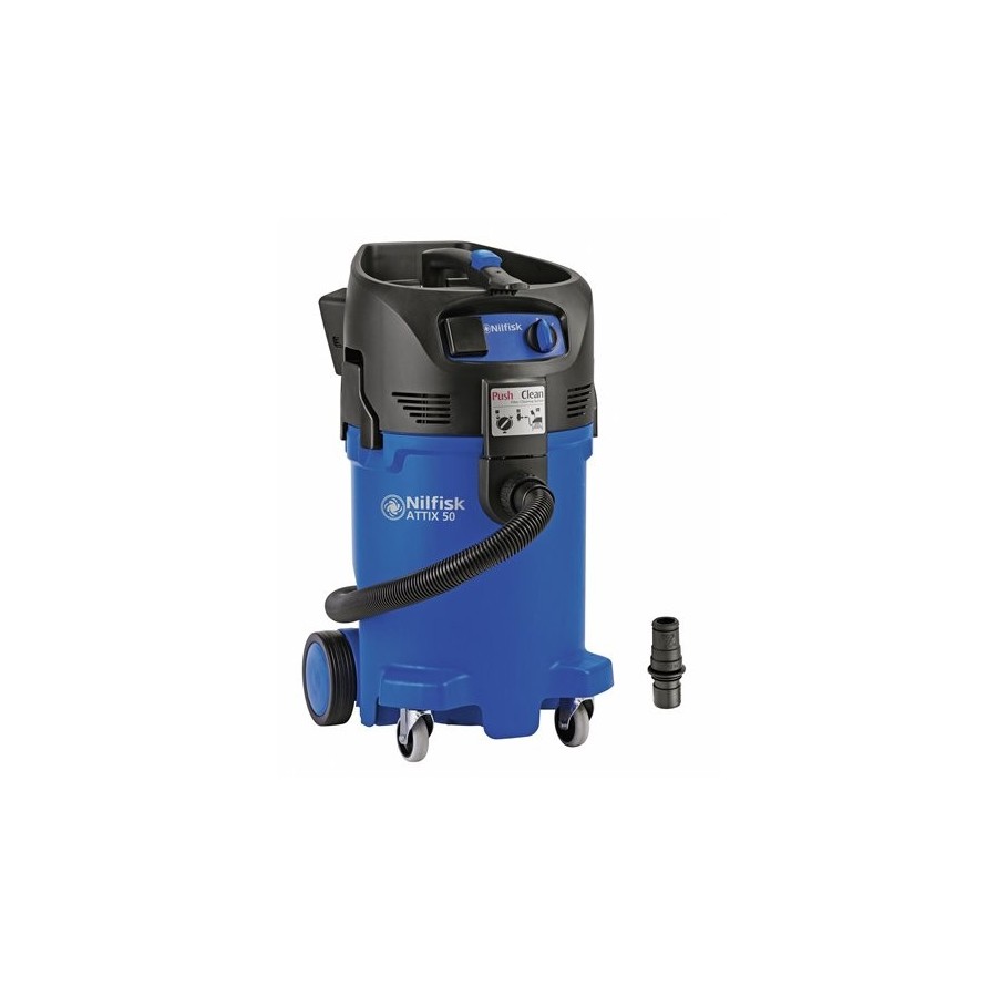 Aspiradora nilfisk nass-/trockensauger attix 50-21 pc cl r 47 l  de tambor seca y húmeda 1400 w sin bolsa