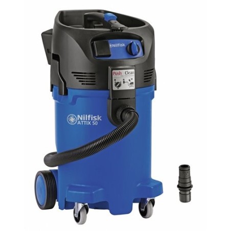 Aspiradora nilfisk nass-/trockensauger attix 50-21 pc cl r 47 l  de tambor seca y húmeda 1400 w sin bolsa