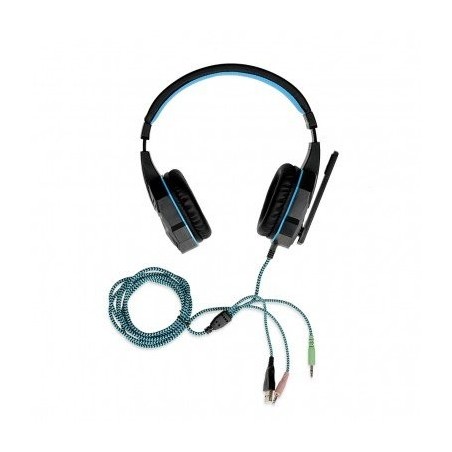 Auriculares gaming ibox x8 diadema negro, azul