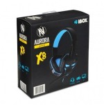 Auriculares gaming ibox x8 diadema negro, azul