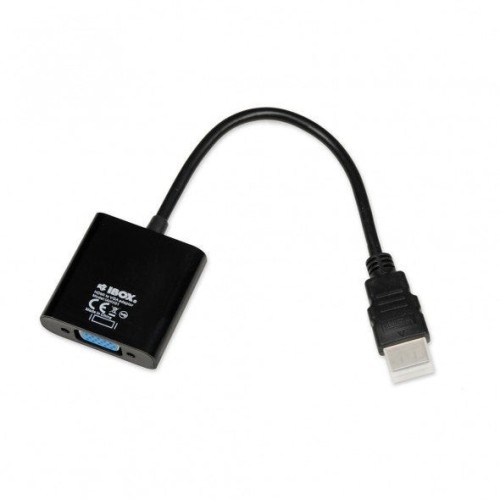 Ibox iahv01 adaptador hdmi tipo a (estándar) a vga (d-sub) negro