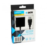 Ibox iahv01 adaptador hdmi tipo a (estándar) a vga (d-sub) negro