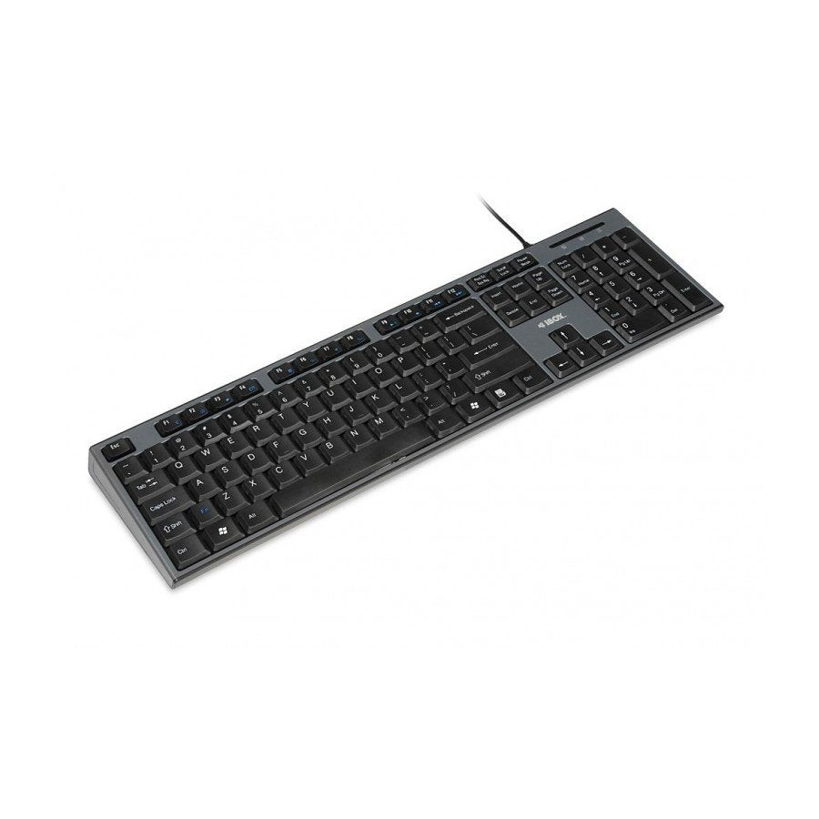 Ibox kit de teclado + raton (ingles) ikms606 (usb 2.0, (ee. uu.), color negro, óptico, 800 dpi)