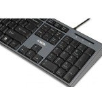 Ibox kit de teclado + raton (ingles) ikms606 (usb 2.0, (ee. uu.), color negro, óptico, 800 dpi)