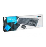 Ibox kit de teclado + raton (ingles) ikms606 (usb 2.0, (ee. uu.), color negro, óptico, 800 dpi)