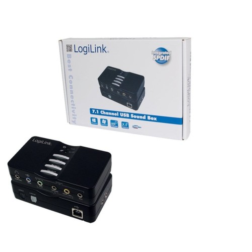 Logilink tarjeta de sonido 7.1 usb box ua0099