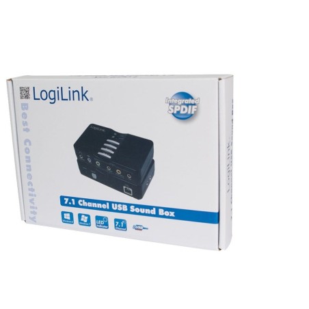 Logilink tarjeta de sonido 7.1 usb box ua0099