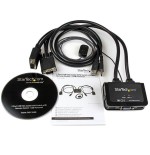 2port cable kvm with vga