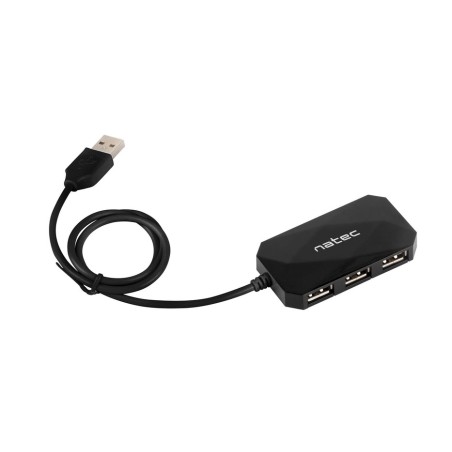 Natec usb hub 4-port locust usb 2.0, black