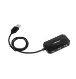 Natec usb hub 4-port locust usb 2.0, black