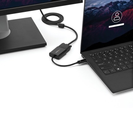 Startech adaptador usb-c a vga m/h  negro cdp2vga