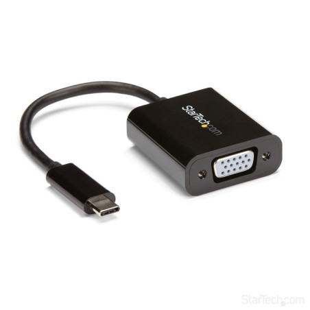 Startech adaptador usb-c a vga m/h  negro cdp2vga