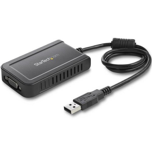 Startech adaptador video externo usb a vga - cable