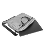 Maletin natec mustela para portatil hasta 15.6" gris