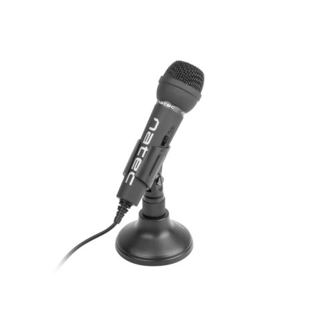 Microfono natec adder negro