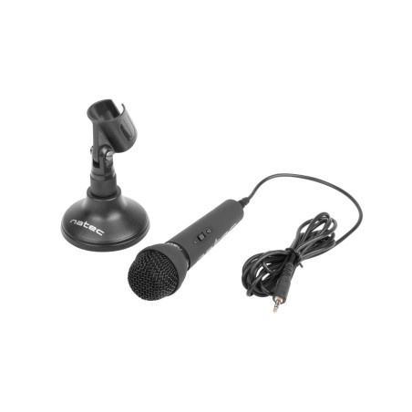 Microfono natec adder negro