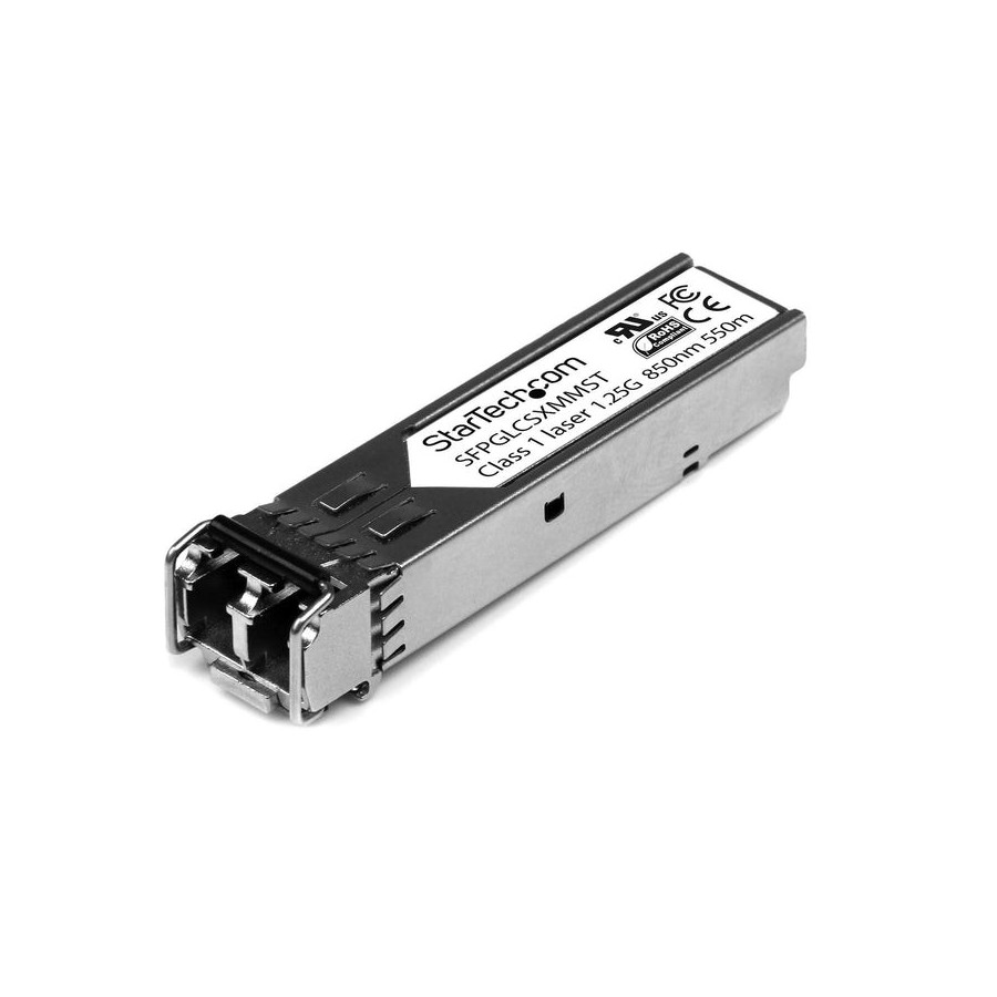 Startech transceptor transceiver fibra multi modo sfp gigabit 850nm lc 1000base-sx mini gbic compatible cisco - 550m