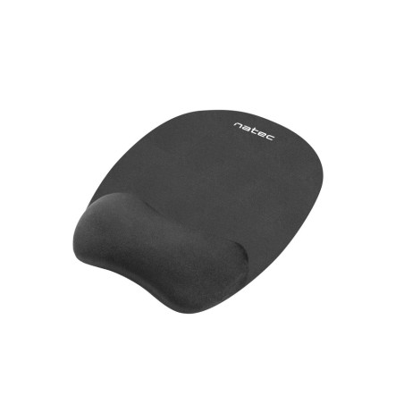 Natec alfombrilla ergonomic relleno de espuma de memoria chipmunk, negro