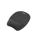 Natec alfombrilla ergonomic relleno de espuma de memoria chipmunk, negro