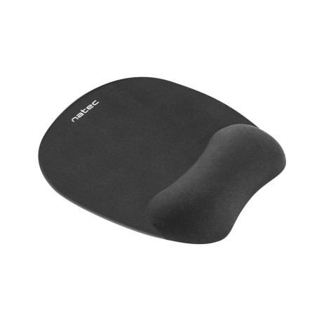 Natec alfombrilla ergonomic relleno de espuma de memoria chipmunk, negro