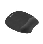 Natec alfombrilla ergonomic relleno de espuma de memoria chipmunk, negro