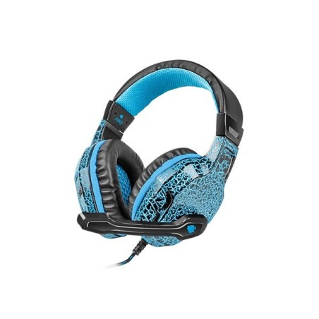 Natec auriculares gaming fury hellcat azul