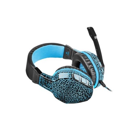 Natec auriculares gaming fury hellcat azul
