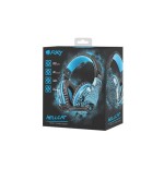 Natec auriculares gaming fury hellcat azul
