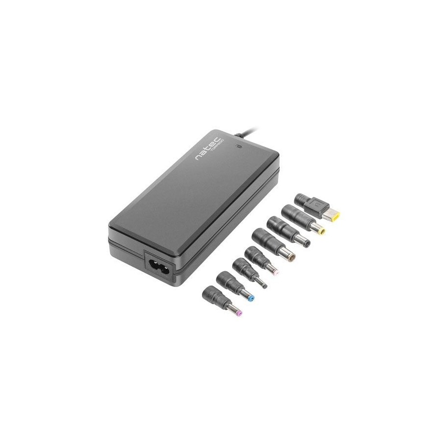 Cargador natec torpedo uni-90 universal portatil 90w