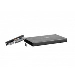 Natec hdd/ssd caja externa rhino go para 2.5'' sata - usb 3.0, aluminio negro