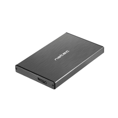 Natec hdd/ssd caja externa rhino go para 2.5'' sata - usb 3.0, aluminio negro