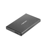 Natec hdd/ssd caja externa rhino go para 2.5'' sata - usb 3.0, aluminio negro