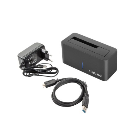 Natec docking station kangaroo sata 2.5''/3.5'' hdd usb 3.0 + ac adapter