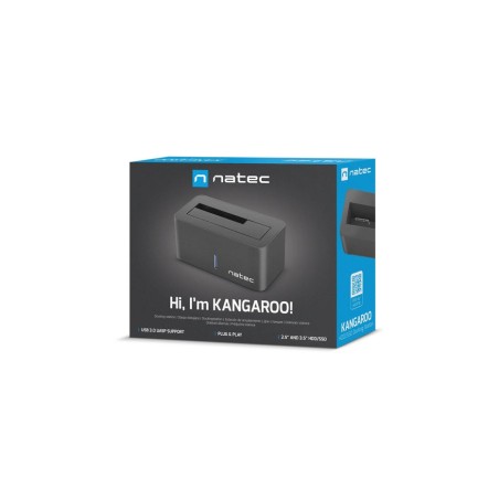 Natec docking station kangaroo sata 2.5''/3.5'' hdd usb 3.0 + ac adapter